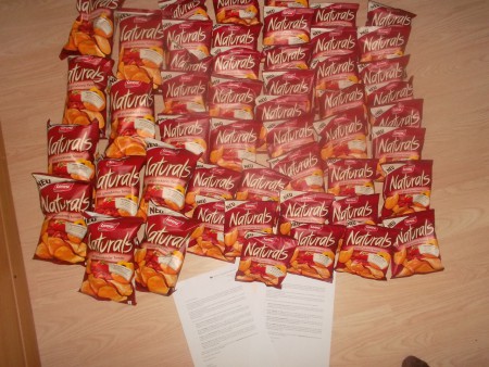 Natural Chips-getrocknete Tomate